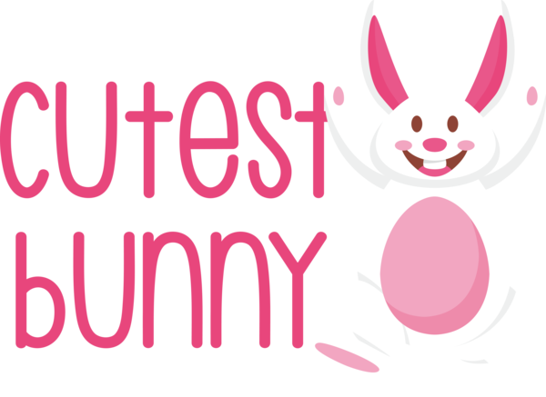 Transparent Easter Easter Bunny Rabbit Logo for Easter Bunny for Easter