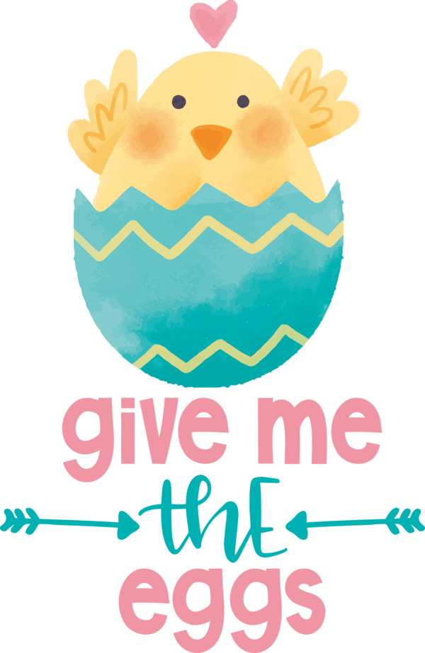 Transparent Easter Logo Text Smiley for Easter Egg for Easter