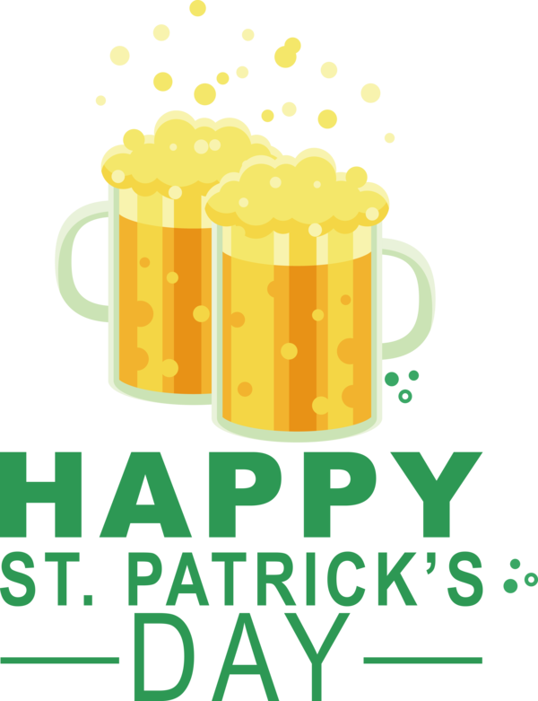 Transparent St. Patrick's Day Design Logo Pattern for Saint Patrick for St Patricks Day