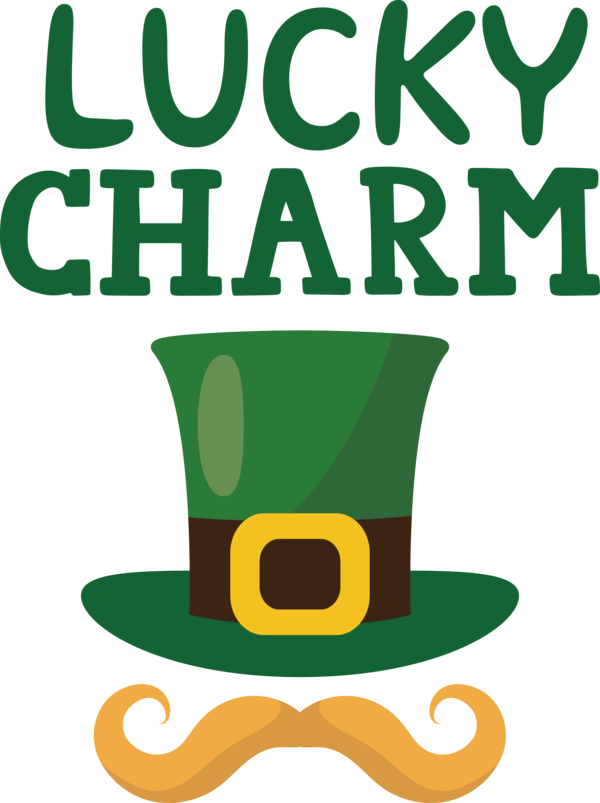 Transparent St. Patrick's Day Human Logo Design for Go Luck for St Patricks Day