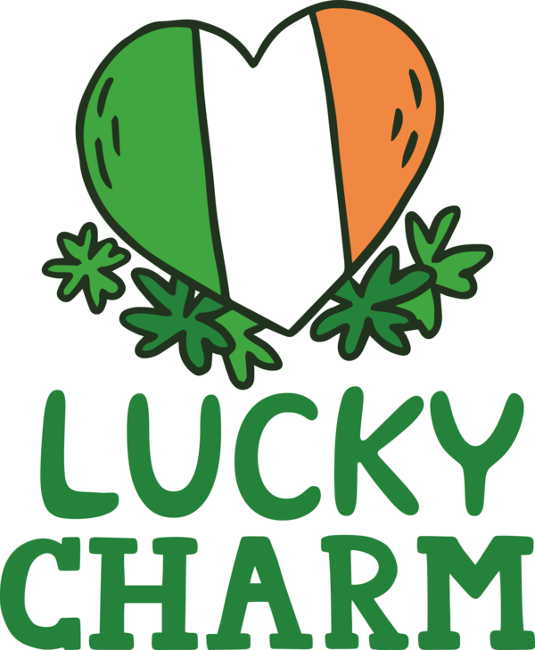 Transparent St. Patrick's Day Logo Design Symbol for Go Luck for St Patricks Day