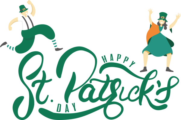 Transparent St. Patrick's Day Cartoon Logo Meter for Saint Patrick for St Patricks Day