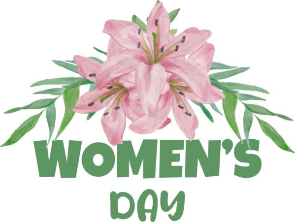 Transparent International Women's Day Flower Floral design Flower bouquet for Women's Day for International Womens Day