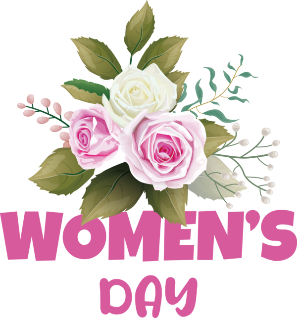 Transparent International Women's Day Flower Floral design Cut flowers for Women's Day for International Womens Day
