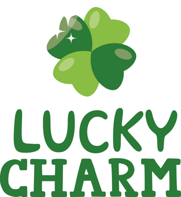 Transparent St. Patrick's Day Logo Leaf Symbol for Go Luck for St Patricks Day