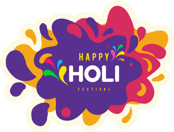 Transparent Holi Christian Clip Art Painting Silhouette for Happy Holi for Holi