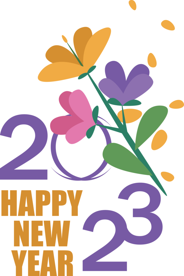 Transparent New Year Design Visual arts Drawing for Happy New Year 2023 for New Year