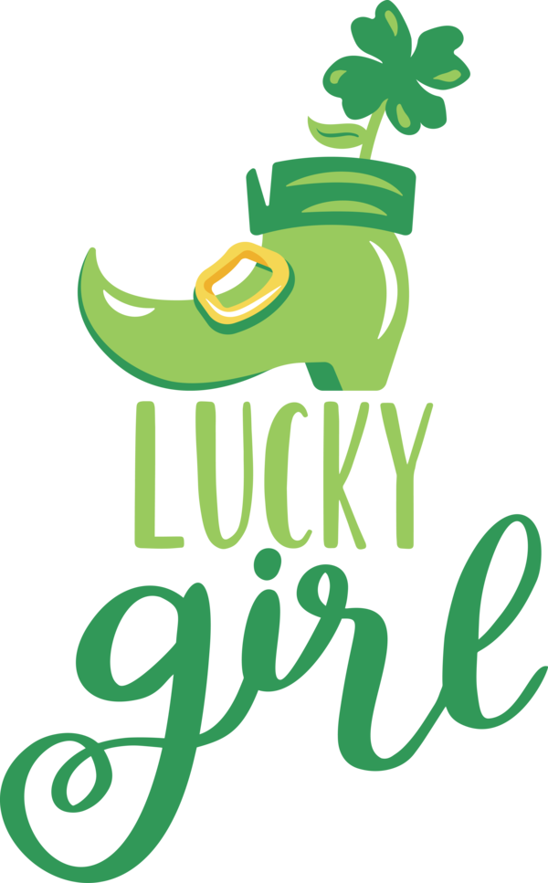 Transparent St. Patrick's Day Logo Design Leaf for Go Luck for St Patricks Day