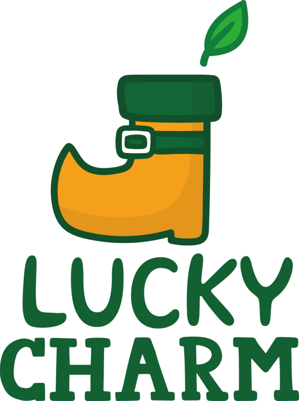 Transparent St. Patrick's Day Logo Design Green for Go Luck for St Patricks Day