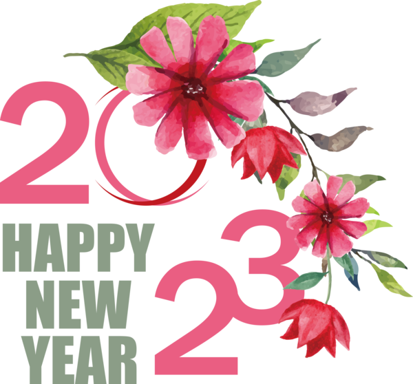 Transparent New Year Design Drawing Royalty-free for Happy New Year 2023 for New Year