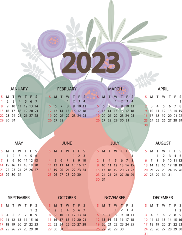Transparent New Year calendar annual Maya calendar for Printable 2023 Calendar for New Year