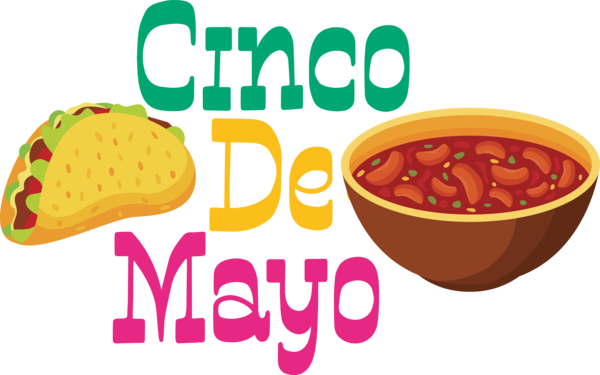 Transparent Cinco de mayo Junk food Vegetarian cuisine Superfood for Fifth of May for Cinco De Mayo
