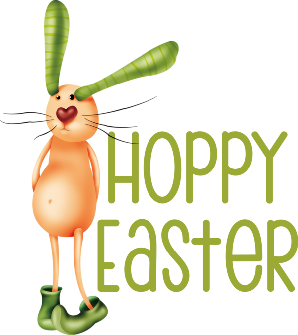 Transparent Easter Cartoon Line Text for Easter Day for Easter