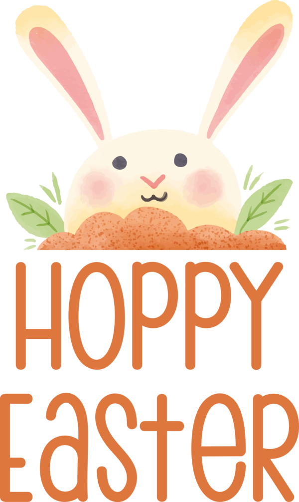 Transparent Easter Easter Bunny Rabbit Text for Easter Day for Easter