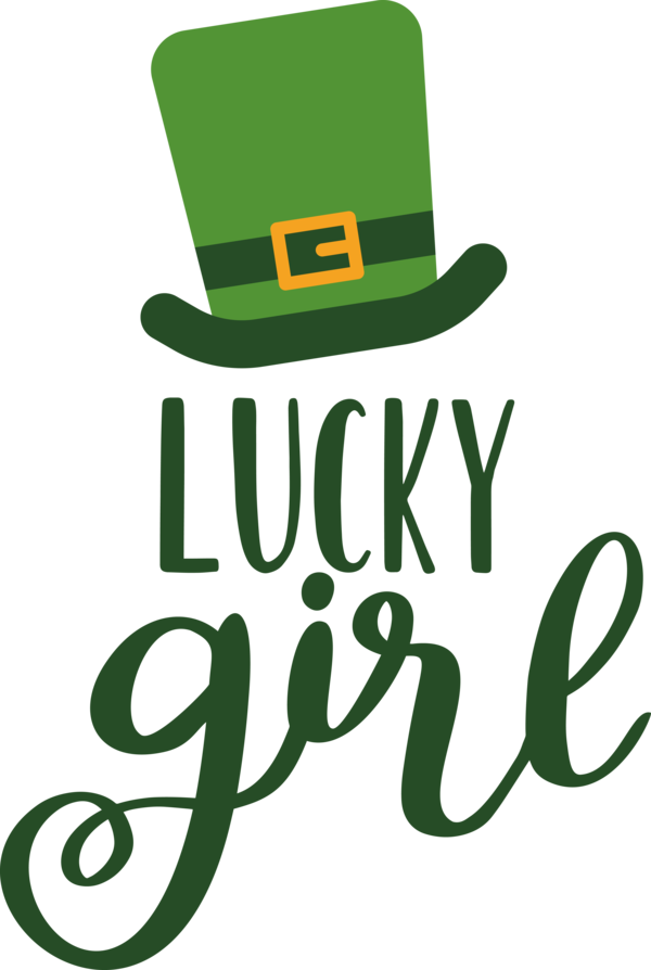 Transparent St. Patrick's Day Logo Design Line for Go Luck for St Patricks Day