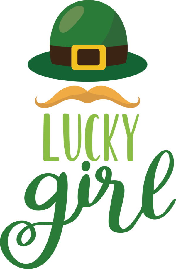 Transparent St. Patrick's Day Leaf Logo Symbol for Go Luck for St Patricks Day