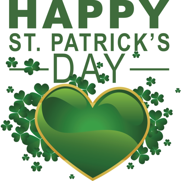 Transparent St. Patrick's Day St. Patrick's Day Valentine's Day Shamrock for Saint Patrick for St Patricks Day