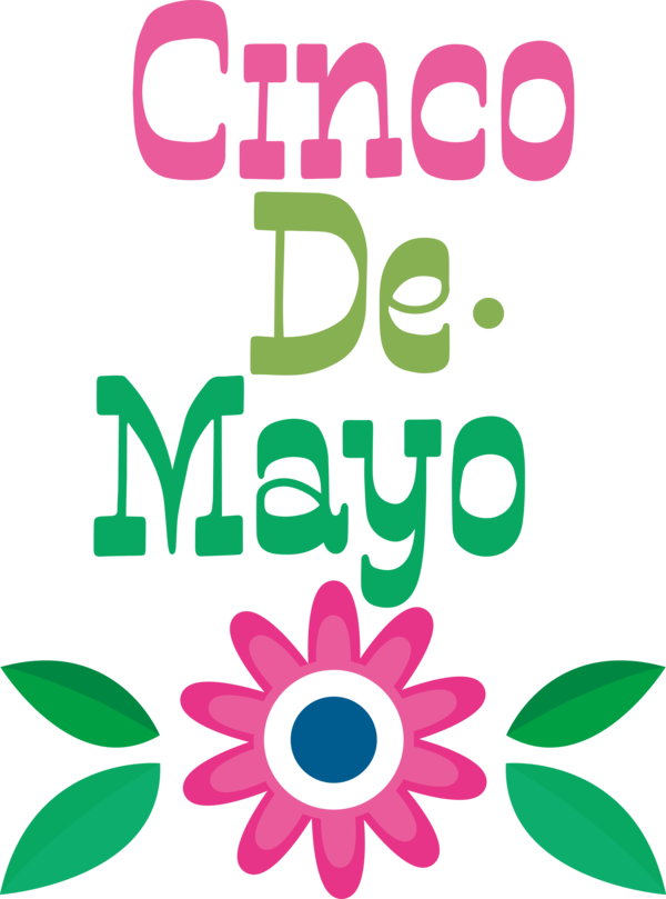 Transparent Cinco de mayo Flower Logo Design for Fifth of May for Cinco De Mayo