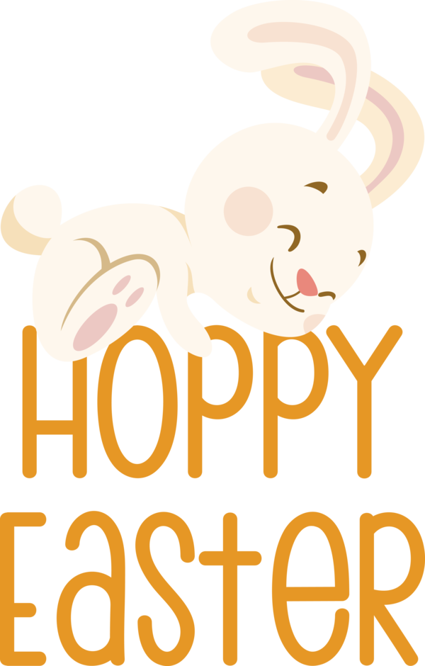 Transparent Easter Logo Text Line for Easter Day for Easter