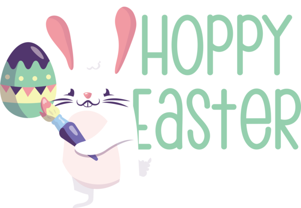 Transparent Easter Logo Design for Easter Day for Easter