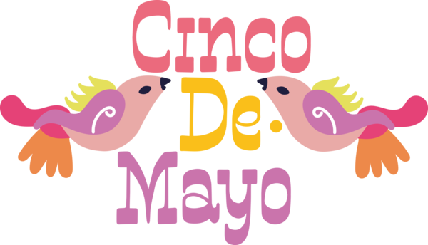 Transparent Cinco de mayo Design Cartoon Logo for Fifth of May for Cinco De Mayo