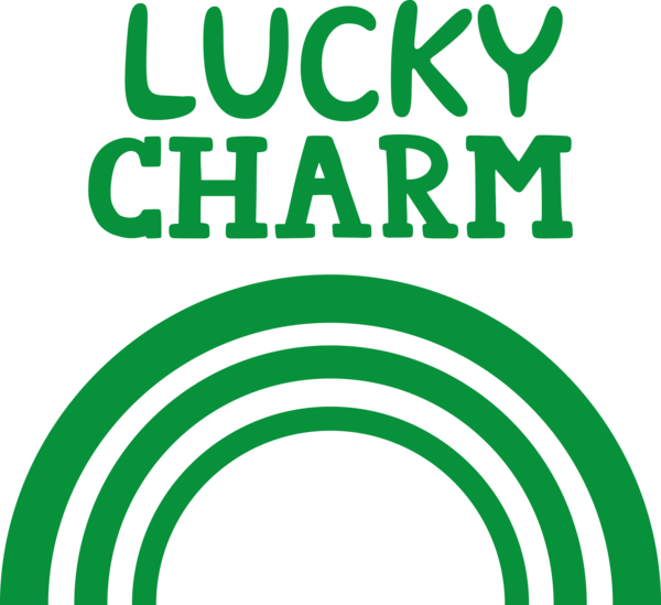 Transparent St. Patrick's Day Logo Design Green for Go Luck for St Patricks Day