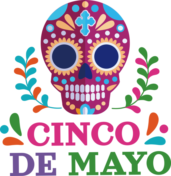 Transparent Cinco de mayo Calavera Mexican cuisine Mexicans for Fifth of May for Cinco De Mayo