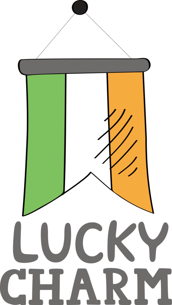 Transparent St. Patrick's Day Logo Design Line for Go Luck for St Patricks Day