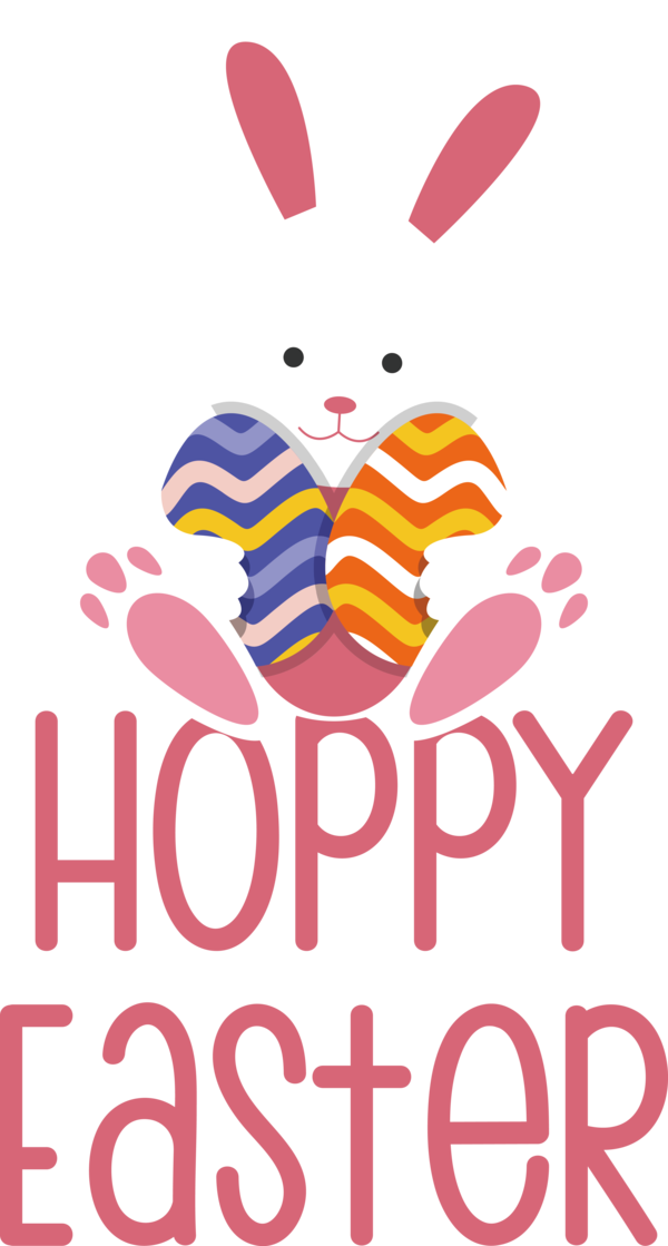 Transparent Easter Design Easter Bunny Rabbit for Easter Day for Easter