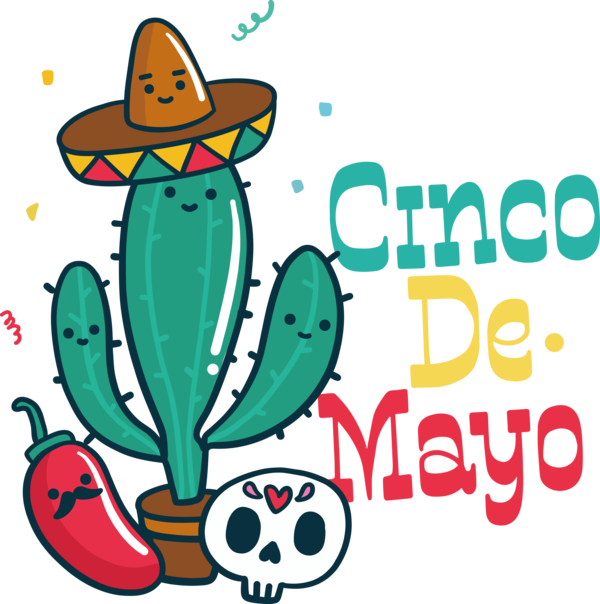 Transparent Cinco de mayo Drawing Design Cinco de Mayo for Fifth of May for Cinco De Mayo