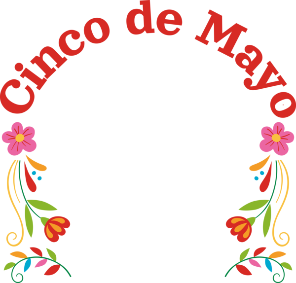 Transparent Cinco de mayo Decal Sticker Wall for Fifth of May for Cinco De Mayo