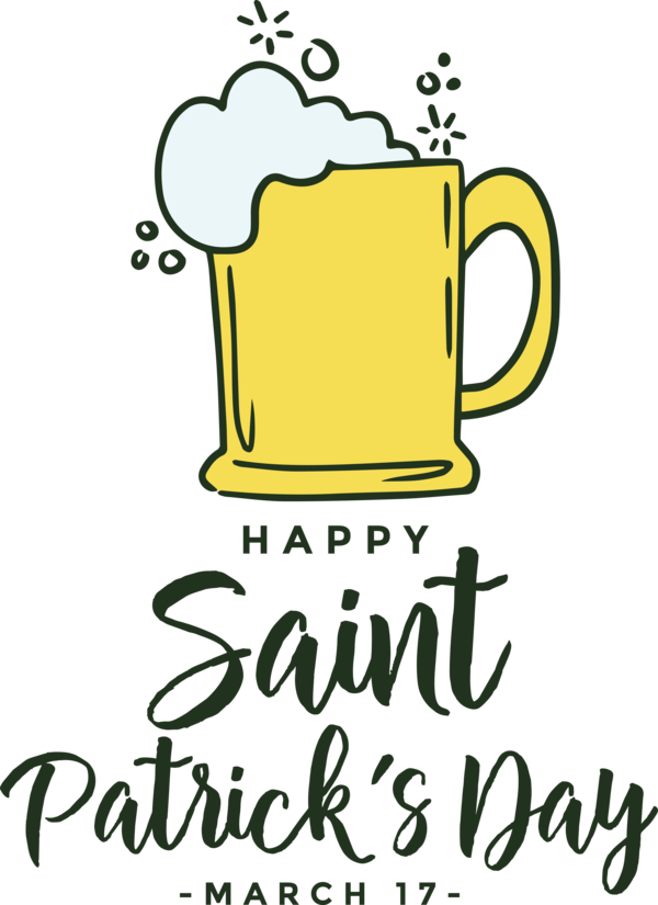 Transparent St. Patrick's Day Coffee Mug Coffee cup for Saint Patrick for St Patricks Day