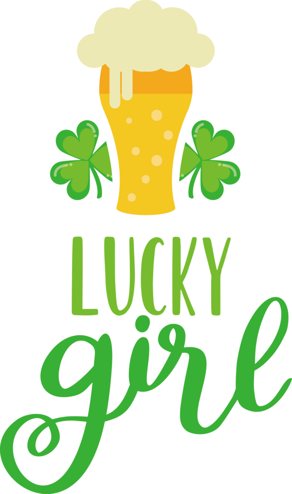 Transparent St. Patrick's Day Leaf Plant stem Logo for Go Luck for St Patricks Day