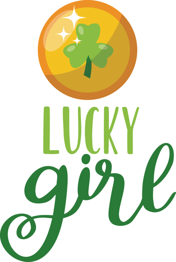 Transparent St. Patrick's Day Logo Leaf Symbol for Go Luck for St Patricks Day
