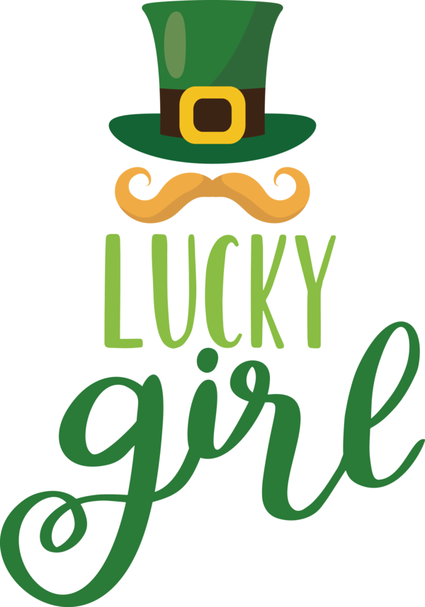 Transparent St. Patrick's Day Leaf Logo Green for Go Luck for St Patricks Day