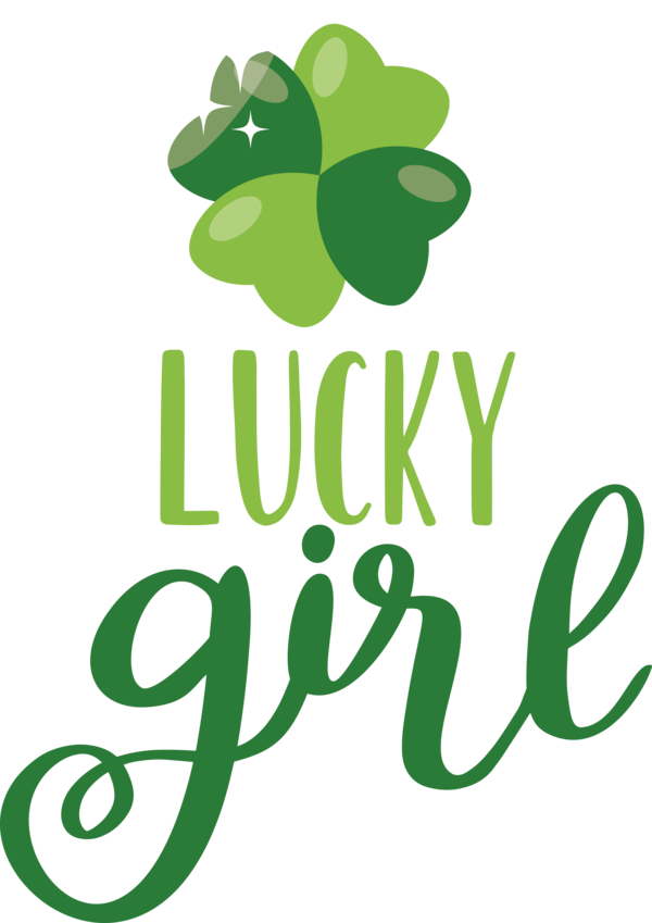 Transparent St. Patrick's Day Leaf Flower Logo for Go Luck for St Patricks Day