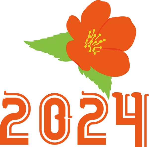 Transparent New Year calendar Hindu Calendar for Happy New Year 2024 for New Year