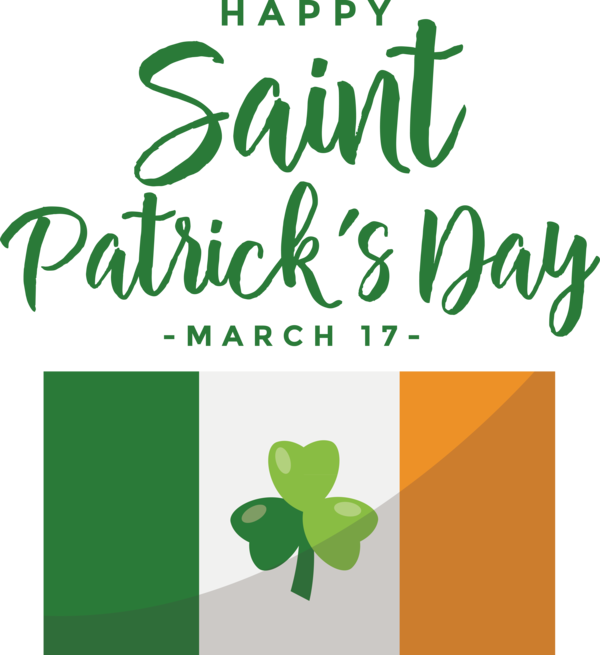 Transparent holidays Logo Shamrock Leaf for Saint Patricks Day for Holidays