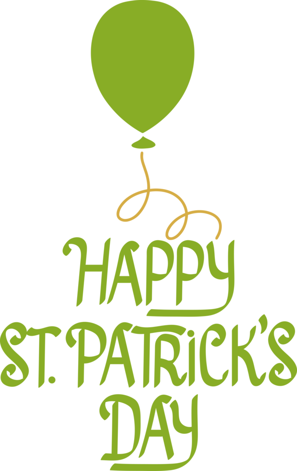 Transparent St. Patrick's Day Human Logo Leaf for Saint Patrick for St Patricks Day