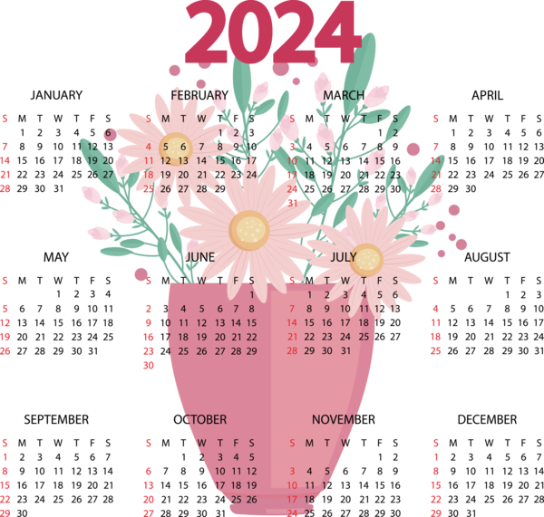 Transparent New Year calendar Aztec sun stone New Year for Printable 2024 Calendar for New Year