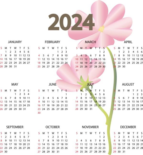 Transparent New Year calendar January calendar! May Calendar for Printable 2024 Calendar for New Year