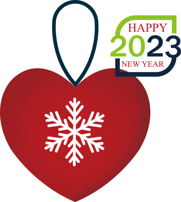 Transparent New Year Holiday Icon Christmas for Happy New Year 2023 for New Year