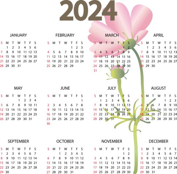 Transparent New Year Aztec sun stone January calendar! calendar for Printable 2024 Calendar for New Year