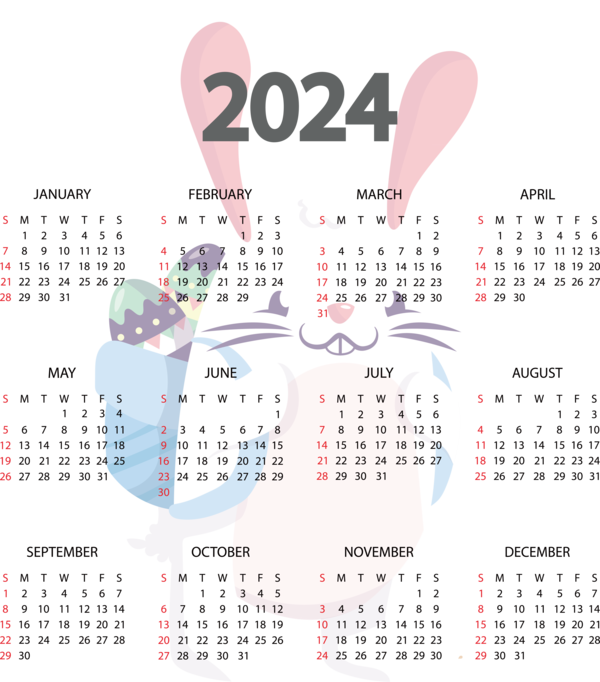 Transparent New Year calendar 2023 2022 for Printable 2024 Calendar for New Year