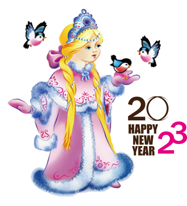 Transparent New Year Snegurochka Ded Moroz Christmas Graphics for Happy New Year 2023 for New Year