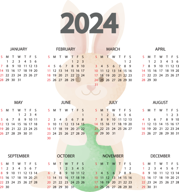 Transparent New Year January calendar! calendar May Calendar for Printable 2024 Calendar for New Year