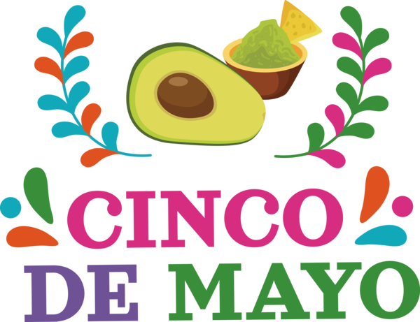 Transparent Cinco de mayo Natural food Superfood CUISINE M. for Fifth of May for Cinco De Mayo