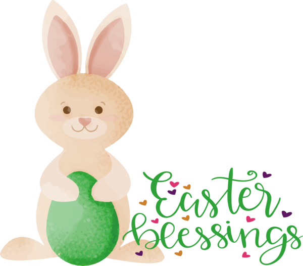 Transparent easter day Easter Bunny Rabbit for easter blessings for Easter Day