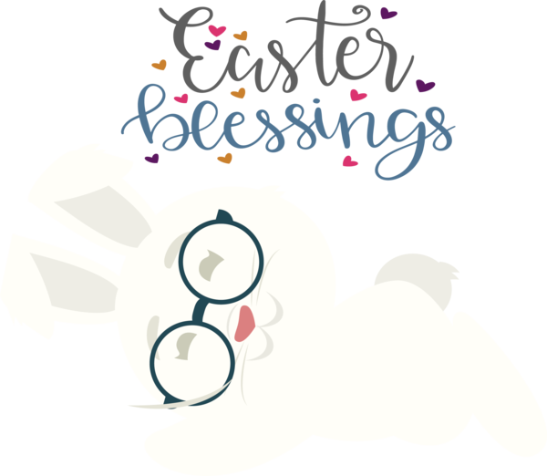 Transparent easter day Design Logo Diagram for easter blessings for Easter Day
