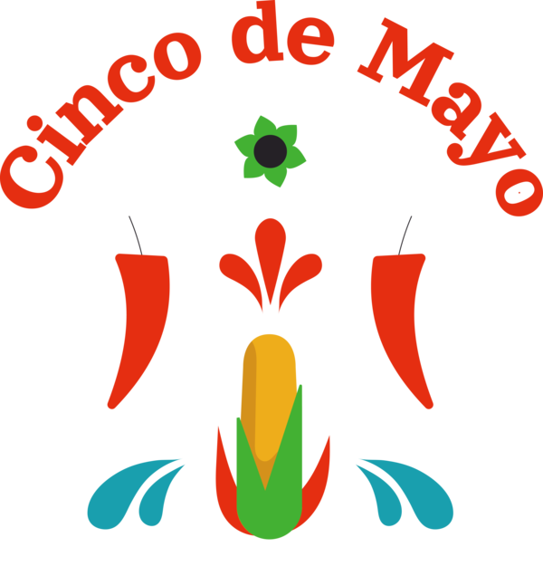 Transparent Cinco de mayo Logo  Leaf for Fifth of May for Cinco De Mayo